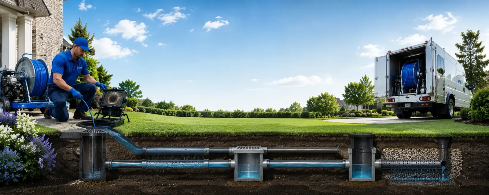 Outdoor drain cleaning information for Sheffield, TX