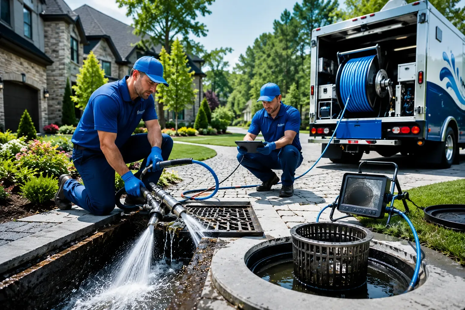 Local outdoor drain cleaning professionals in Sheffield, TX